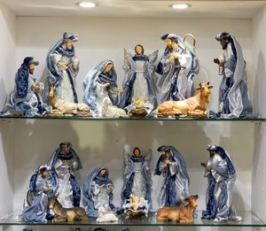 10" FABRIC HOLY FAMILY DCOR - 100-4900657